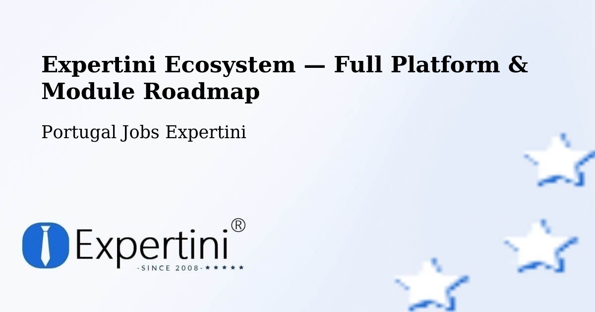 Expertini Ecosystem — Full Platform & Module Roadmap – Guarda